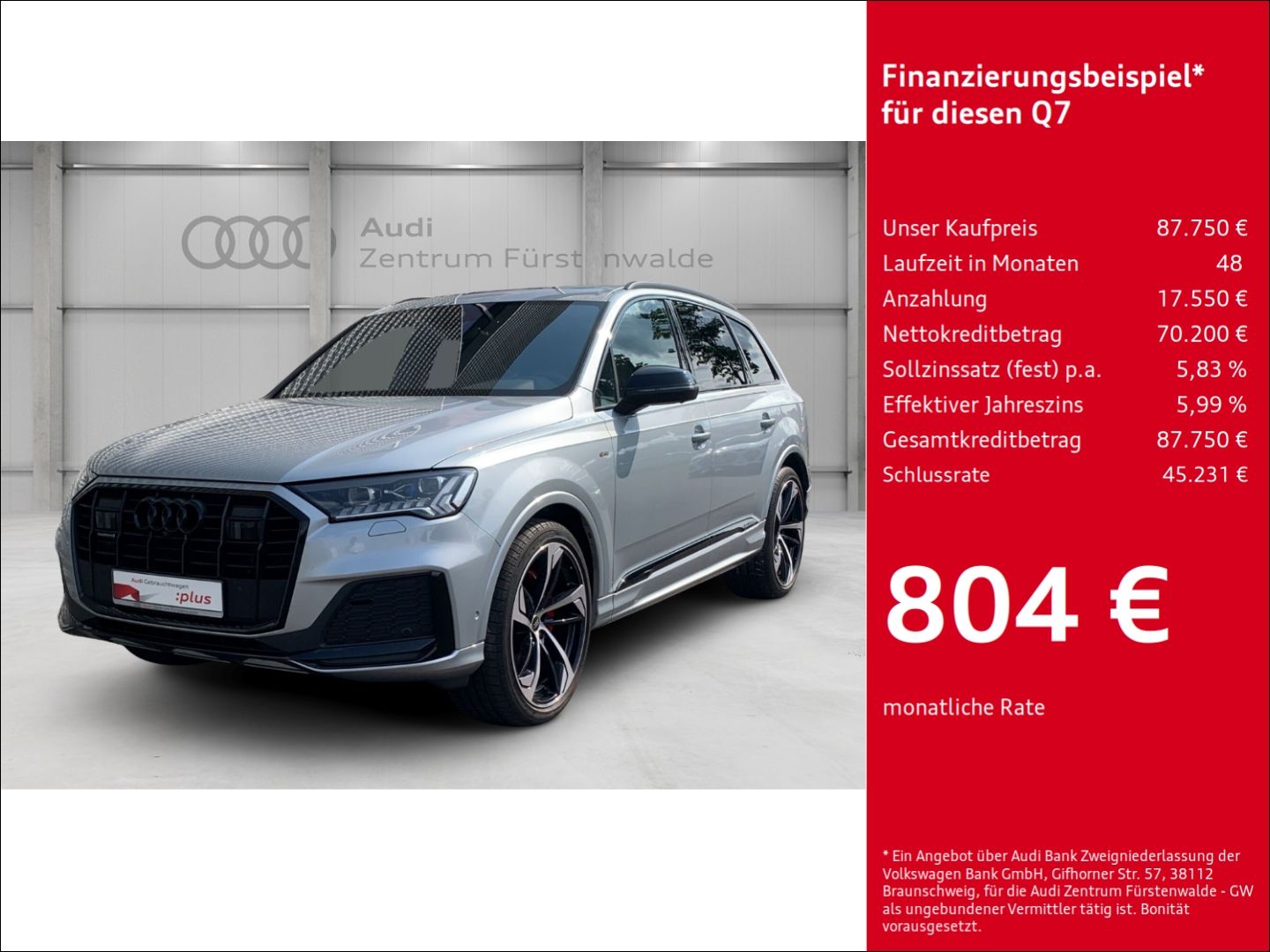 Audi Q7 ( 50 TDI quattro S line Sportpaket tiptronic 