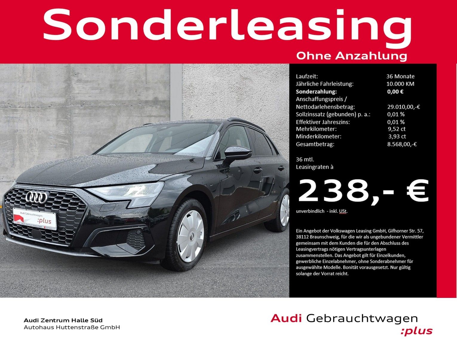 Audi A3 Sportback 30 TFSI advanced - Samsaru's Car Outlet