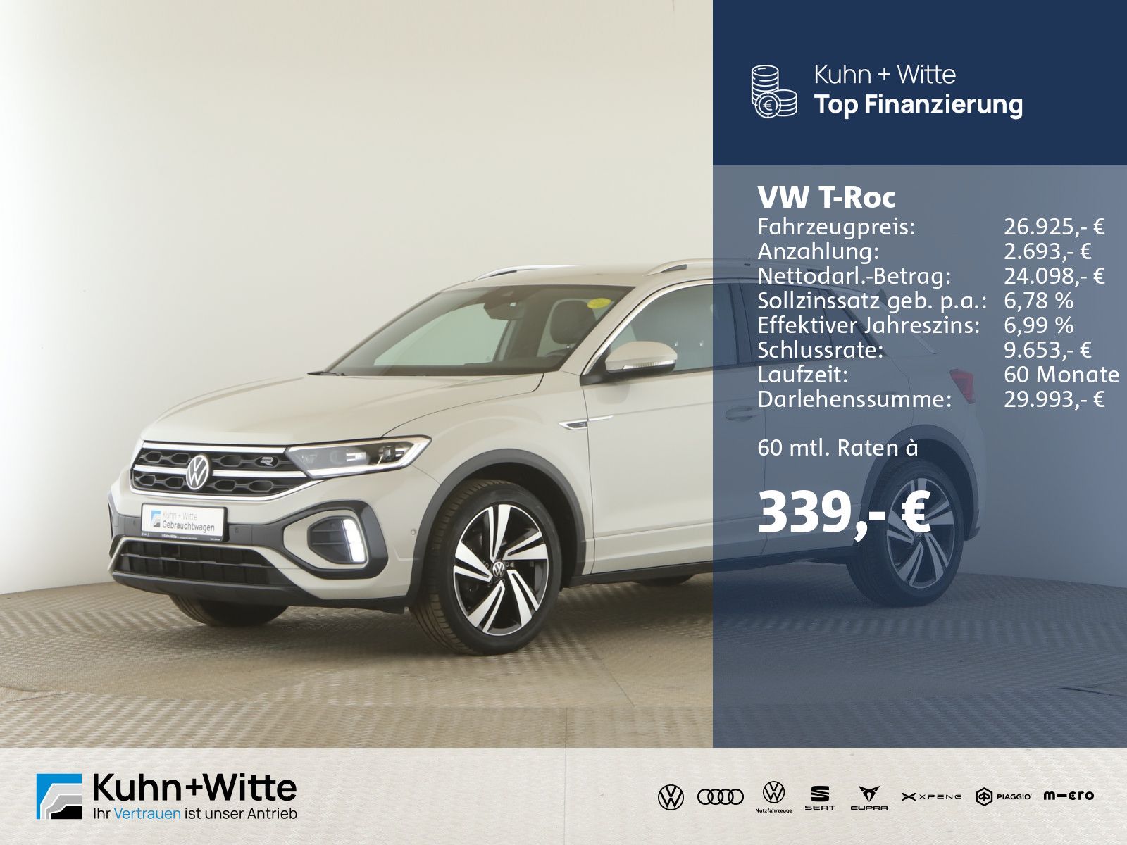 Volkswagen T-Roc 1.5 TSI R-Line - Samsaru's Car Outlet