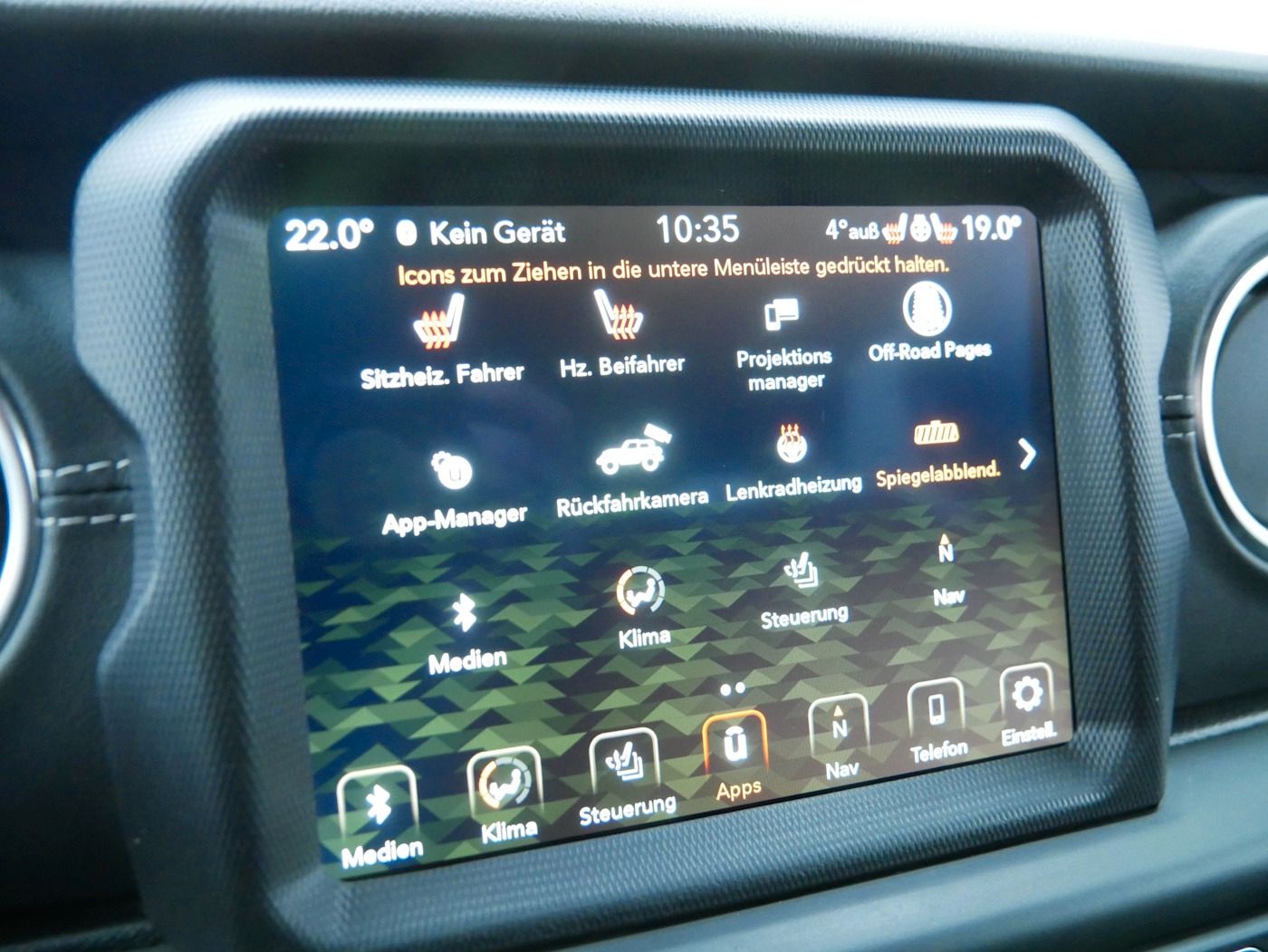 Jeep Wrangler Unlimited 2.2 Overland 1.Hand AHK LED