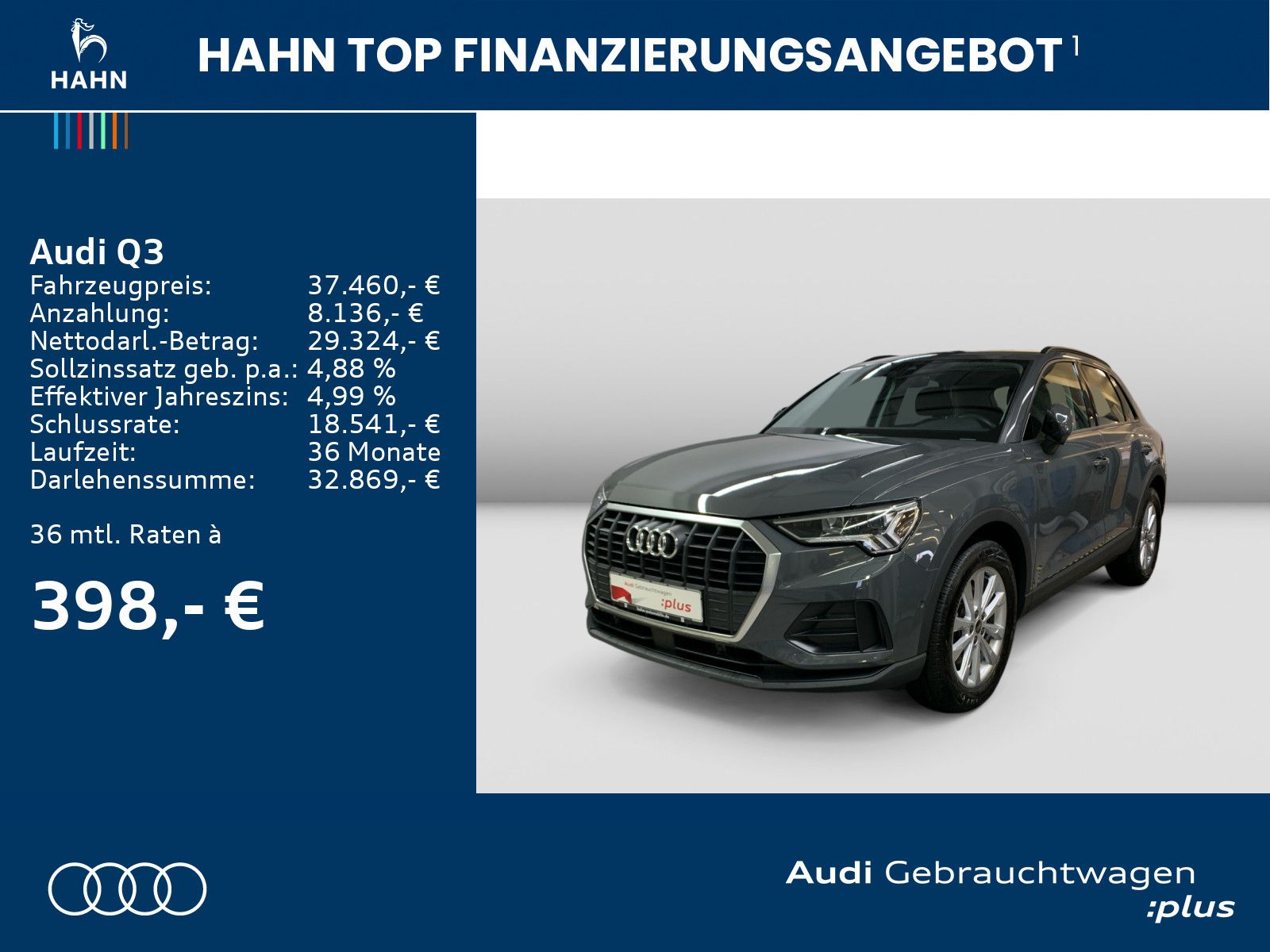 Audi Q3 40 TFSI quattro - Samsaru's Car Outlet