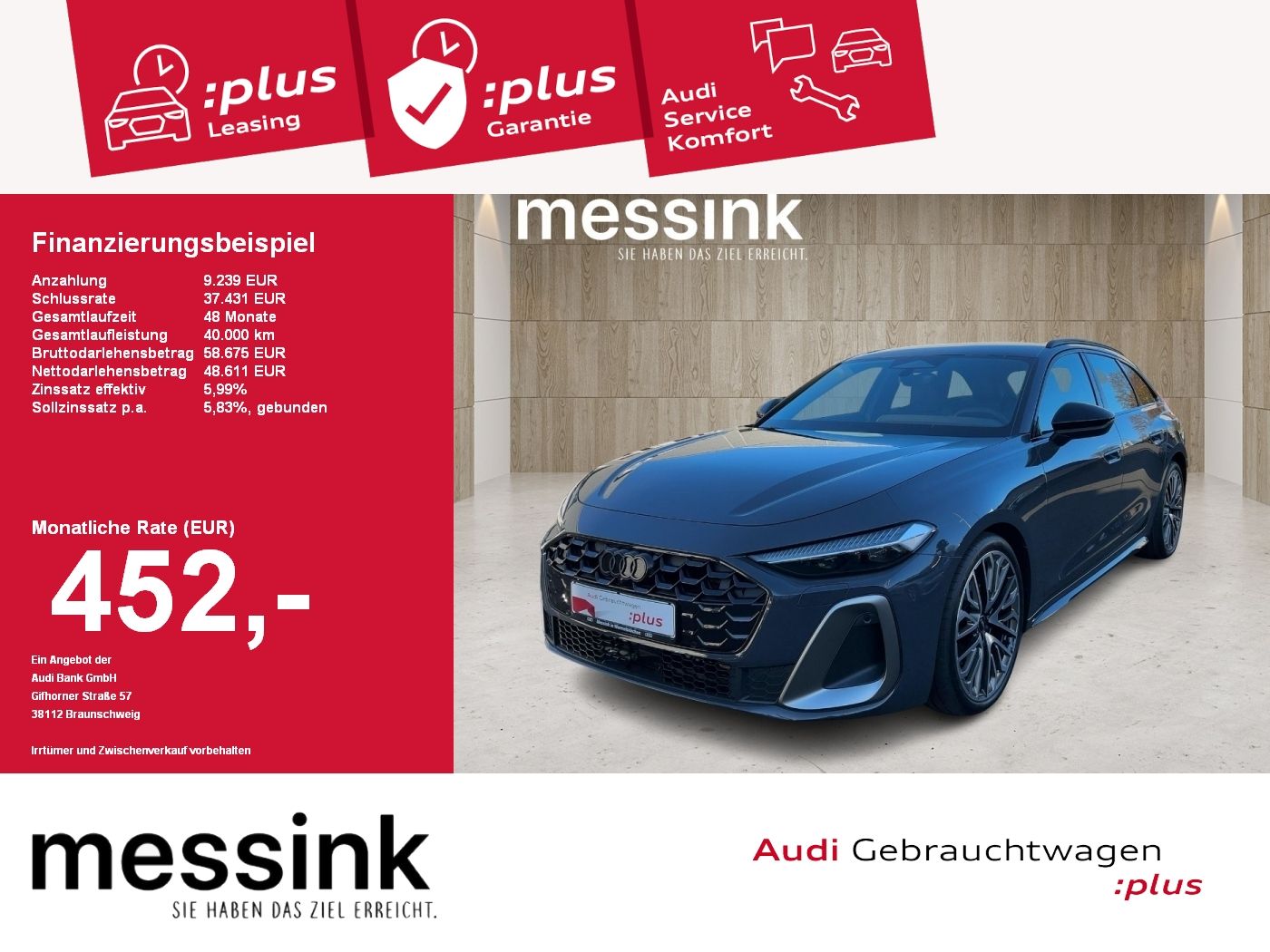 Audi A5 Avant TFSI quattro 150 kW S tronic S-Line