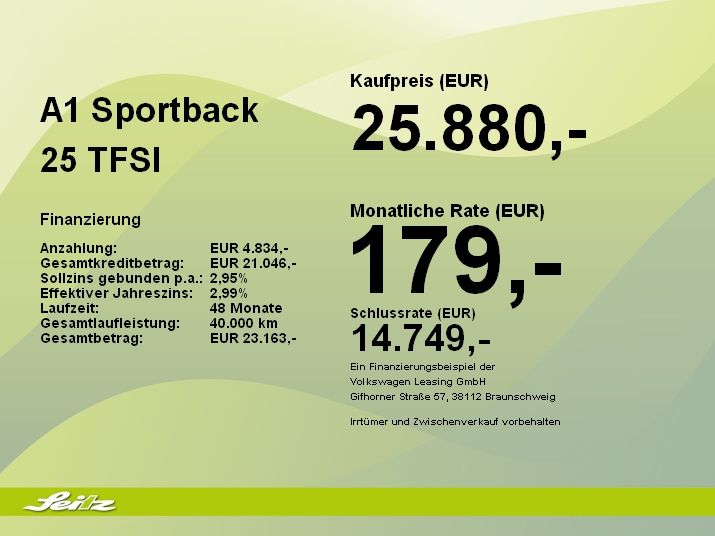 Audi A1 Sportback 25 TFSI S line - Samsaru's Car Outlet
