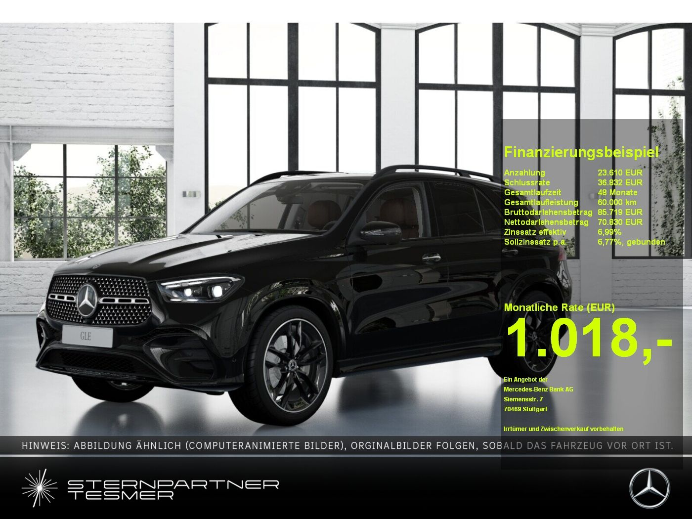 Mercedes-Benz GLE 450 d 4M AMG+AHK+360°+Night+StHz+HuD+Pano