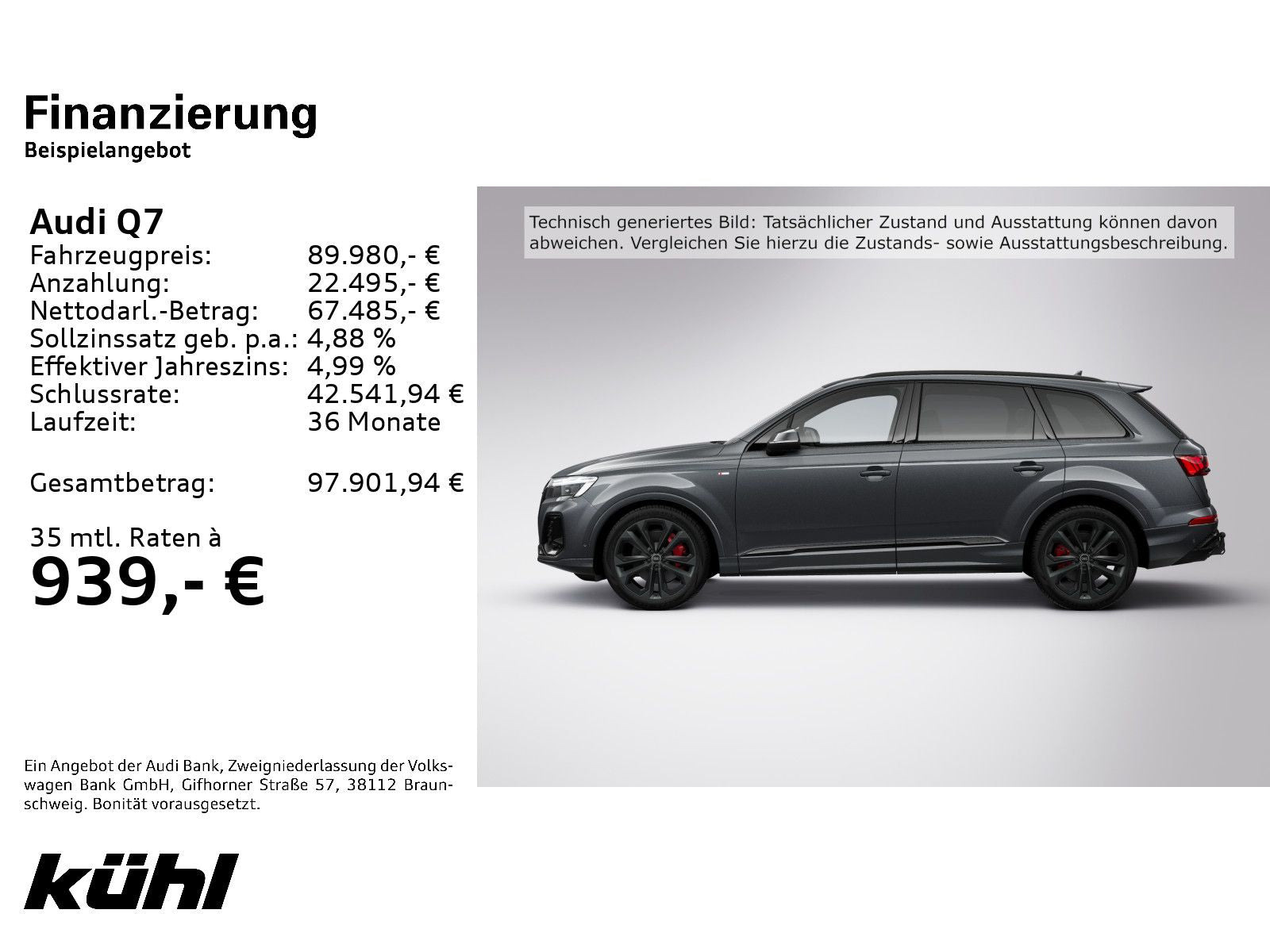 Audi Q7 50 TDI Q Tip S line Luft HD-Matrix B&O HuD St