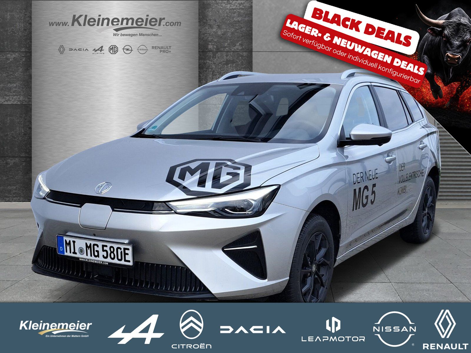 MG5 EV 61kWH Luxury *360°CAM, Leder,uvm...*Black