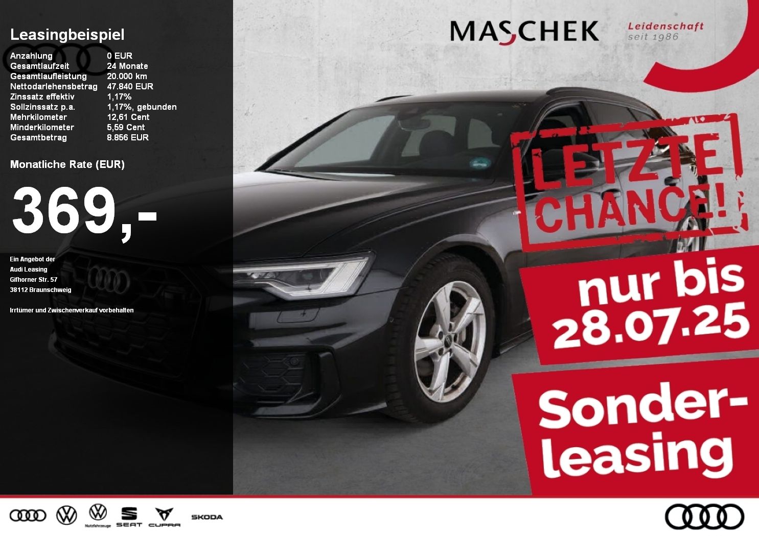 Audi A6 Avant S line 40 TDI S tronic Black - Samsaru's Car Outlet
