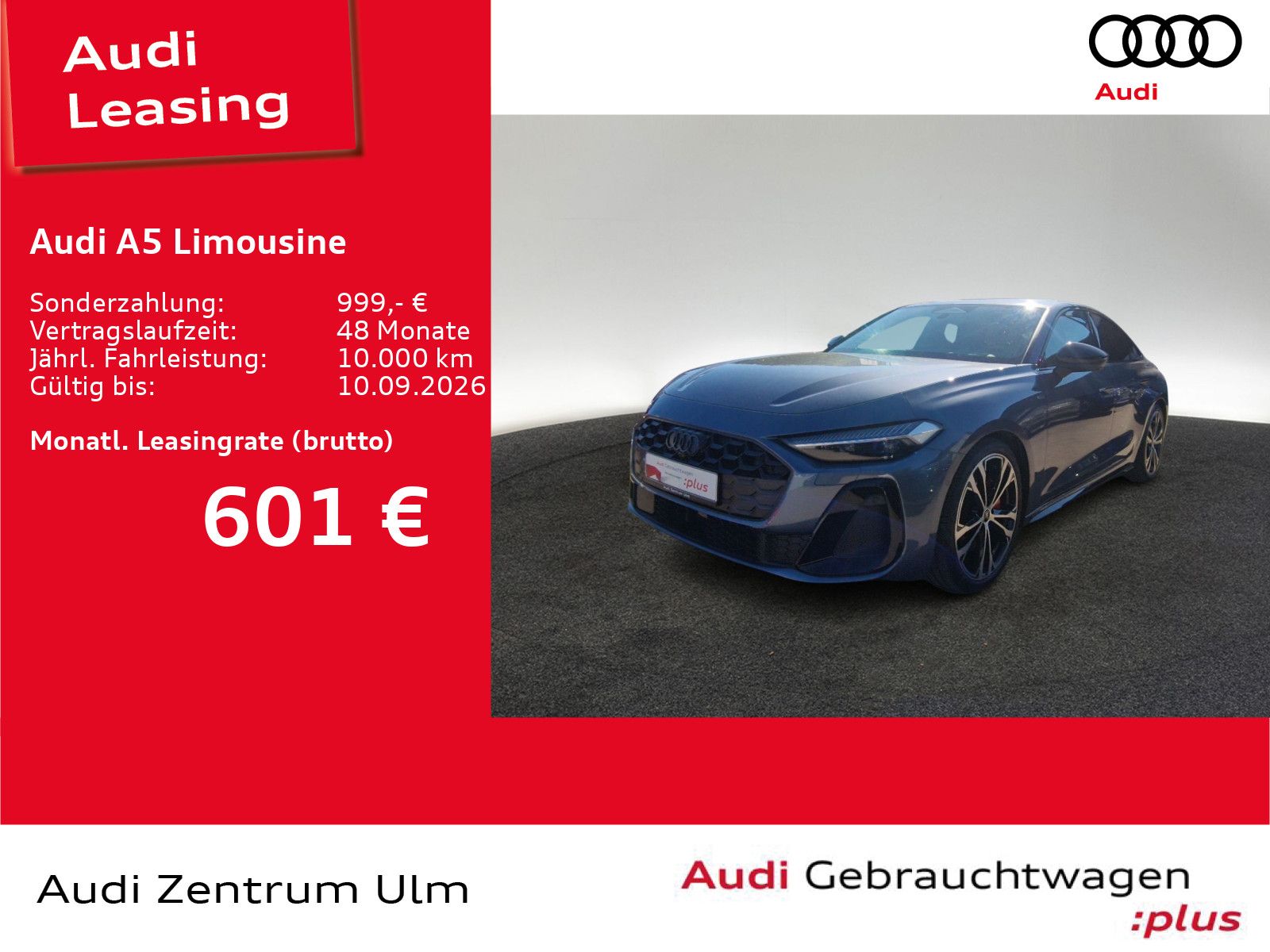 Audi A5 Limousine TFSI e-hybrid S-Line qu B&O HuD NAV