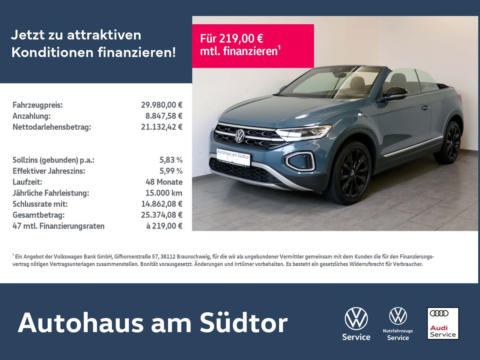 Volkswagen T-Roc Cabriolet Style 1.5 TSI - Samsaru's Car Outlet