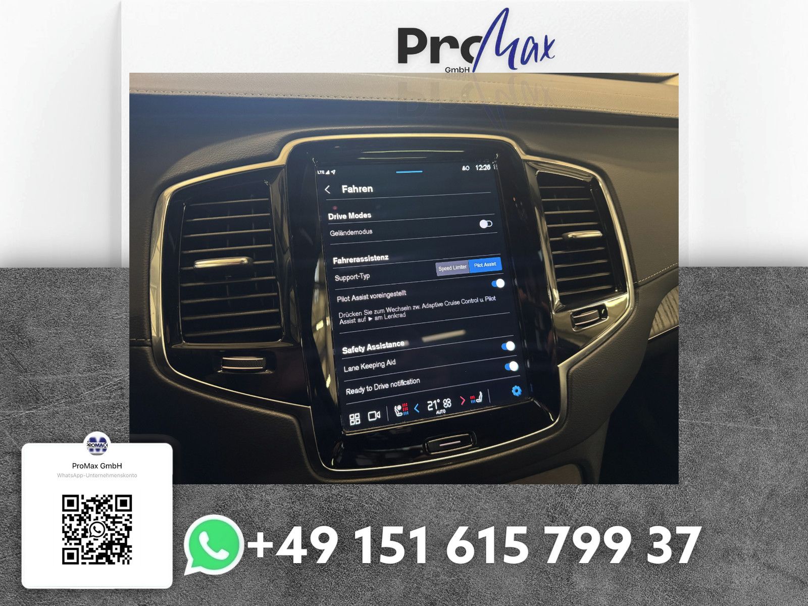 Volvo XC90 B5 D Ultimate Dark AWD PANO HUD AHK FourC