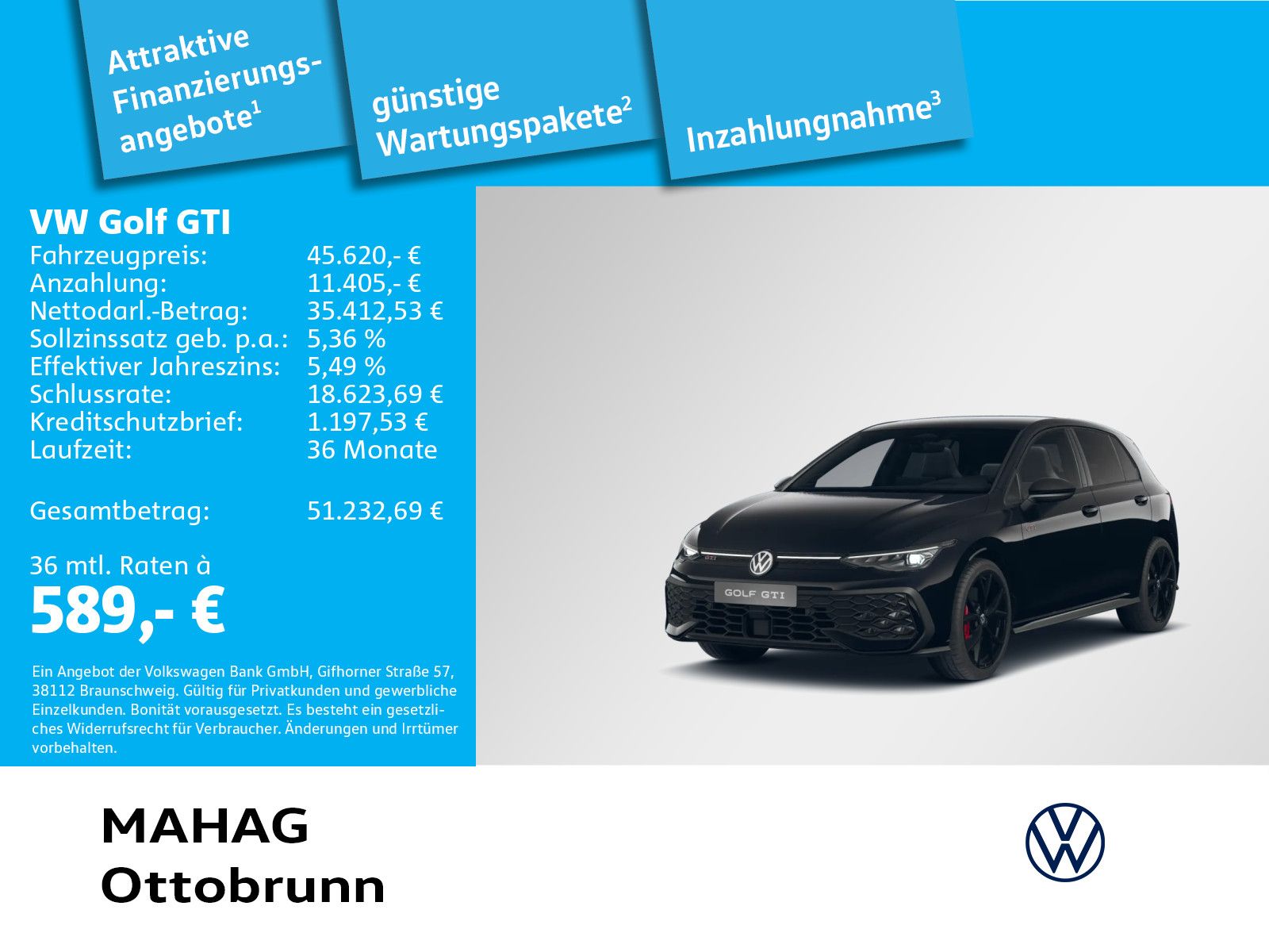 Volkswagen Golf VIII GTI 2.0 TSI BlackStyle Leder IQ.Light 