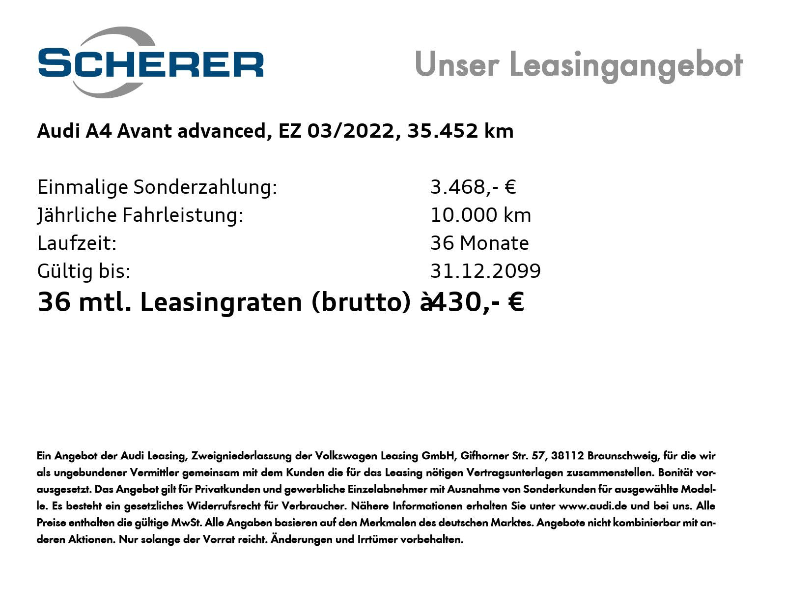 Audi A4 Avant 40 TDI quattro advanced - Samsaru's Car Outlet