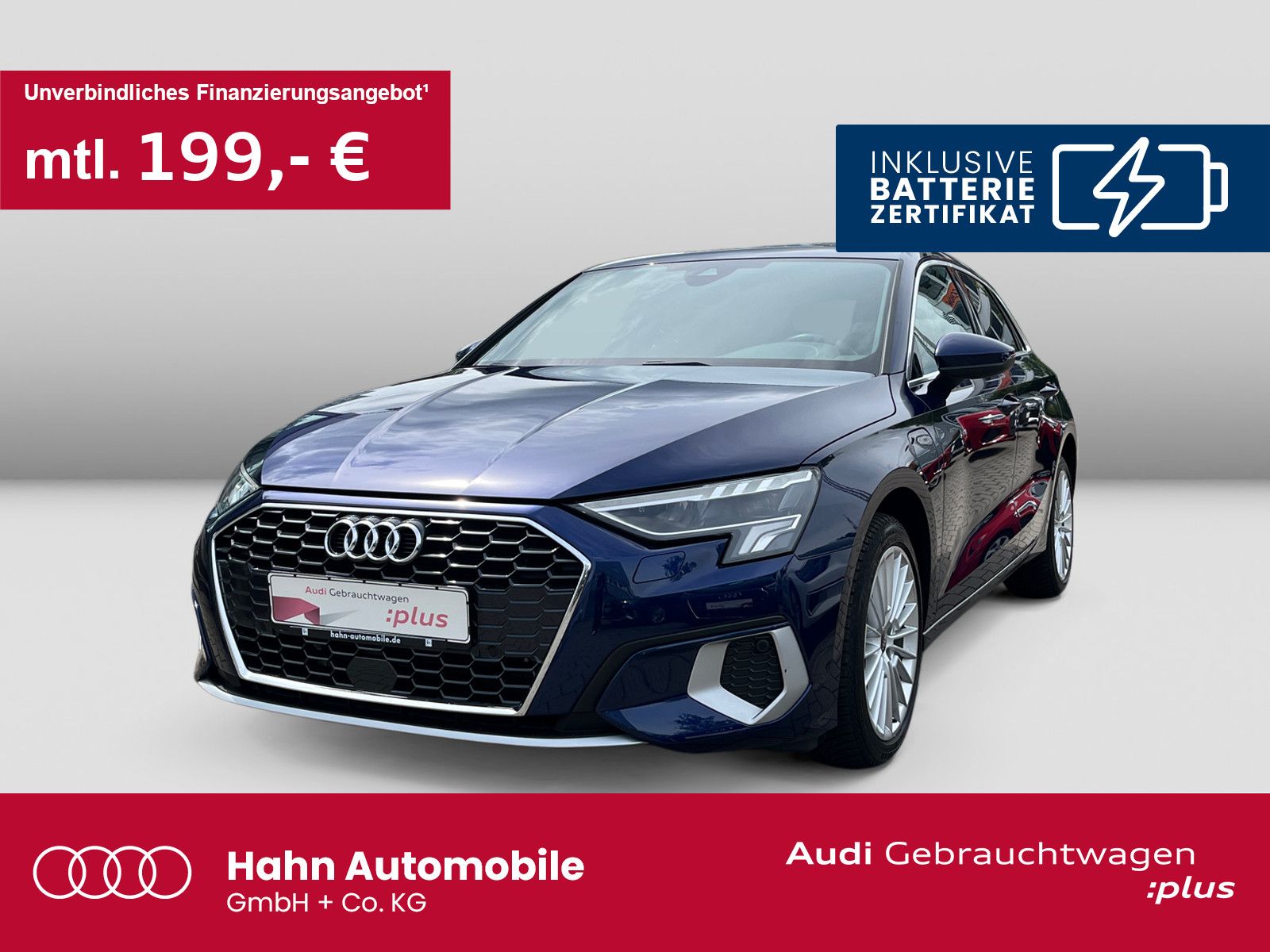 Audi A3 Sportback 40 TFSIe S tronic advanced - Samsaru's Car Outlet