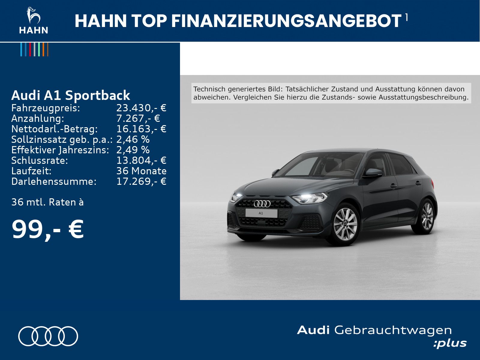 Audi A1 Sportback 30 TFSI S-tronic advanced - Samsaru's Car Outlet