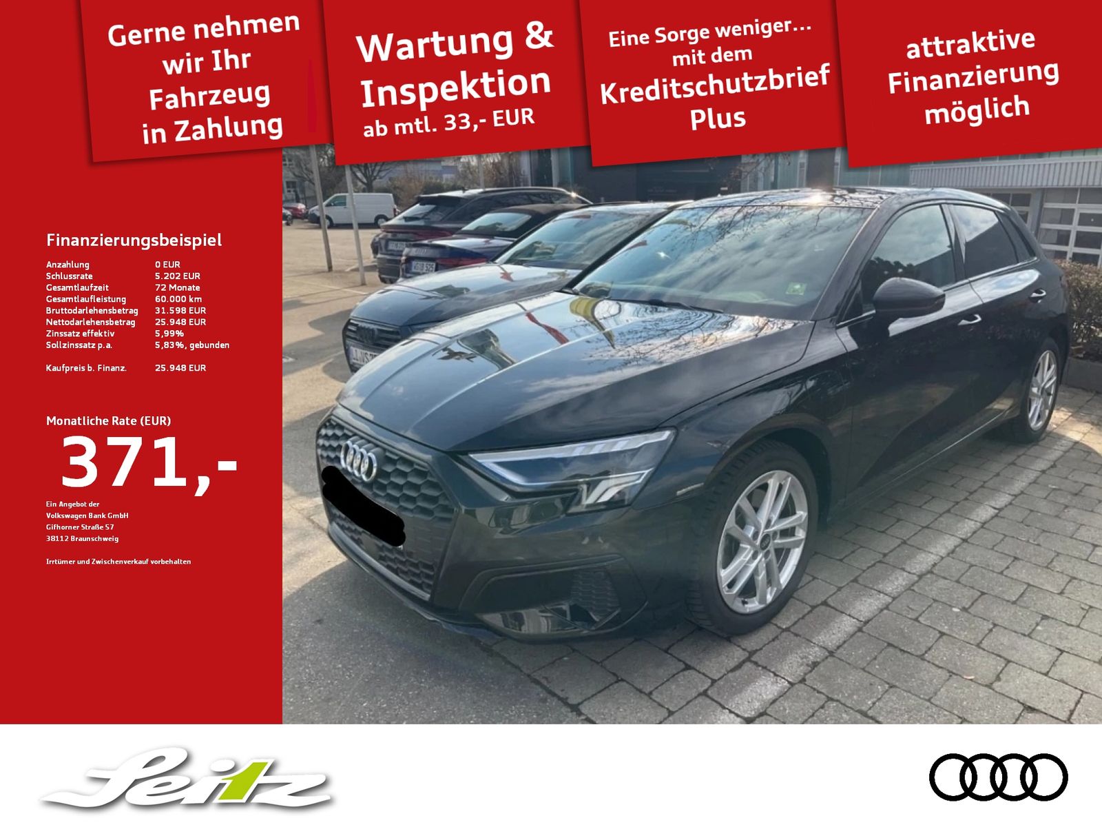 Audi A3 Sportback 40 TFSI e advanced *PANO*NAVI*KAMER