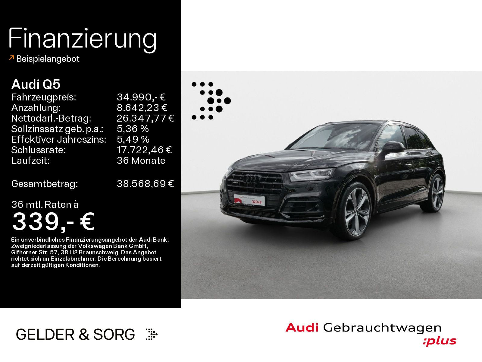 Audi Q5 50 TFSIe S Line qu. 50km/WLTP*AHK*Air*Pano