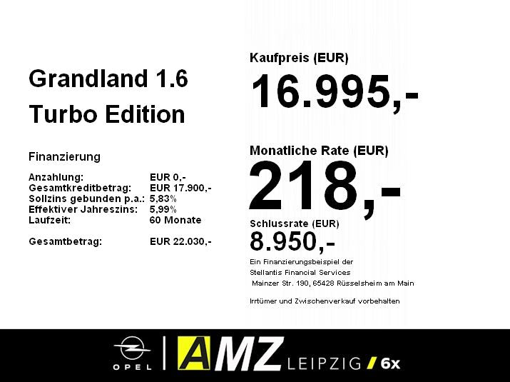 Opel Grandland 1.6 Turbo Edition - Samsaru's Car Outlet