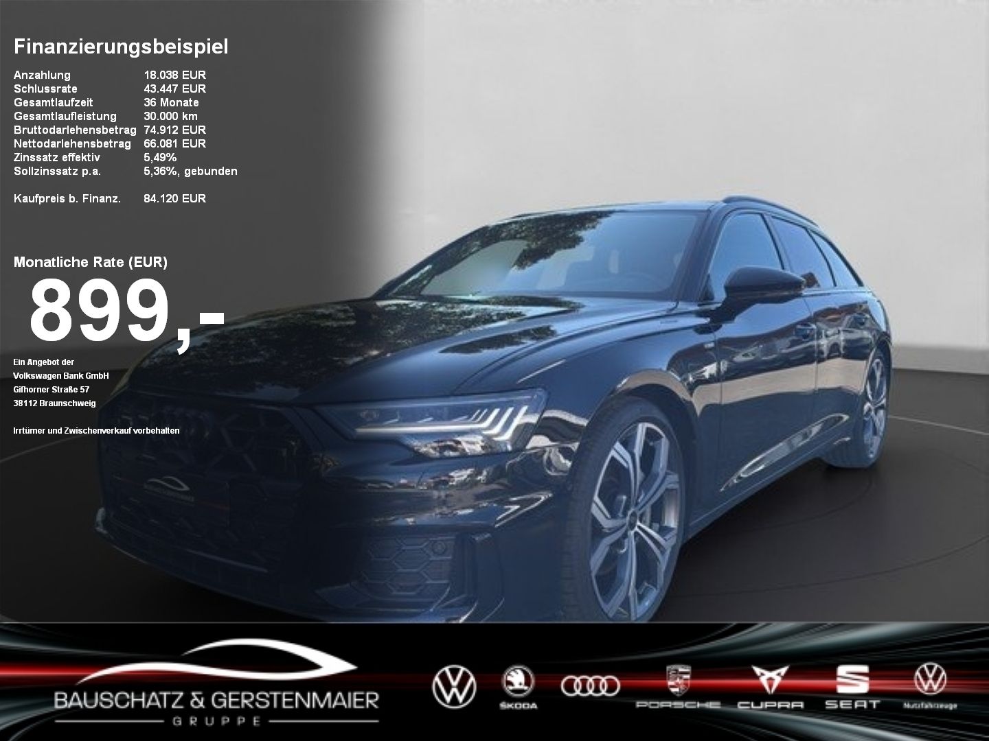 Audi A6 Avant 50 TDI quattro Tiptronic S line