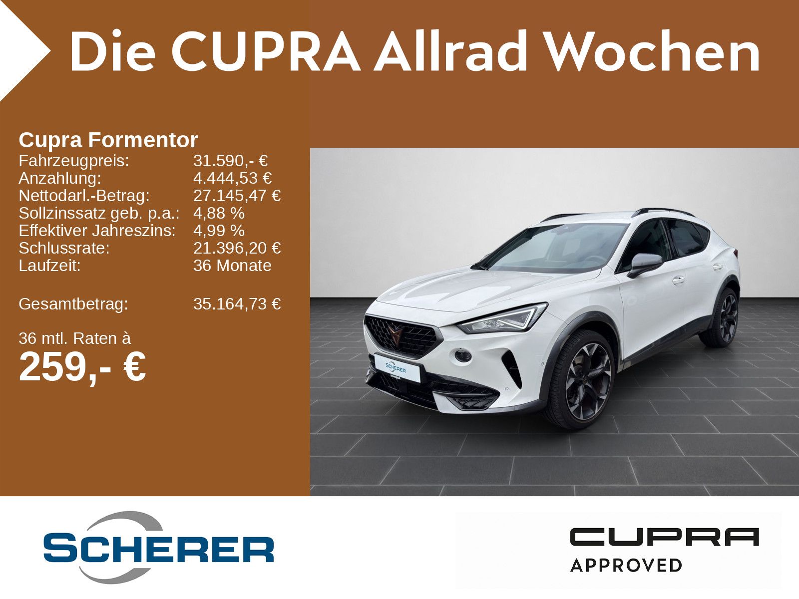 Cupra Formentor VZ 2.0 TSI 4Drive NAVI AHK KAMERA ACC