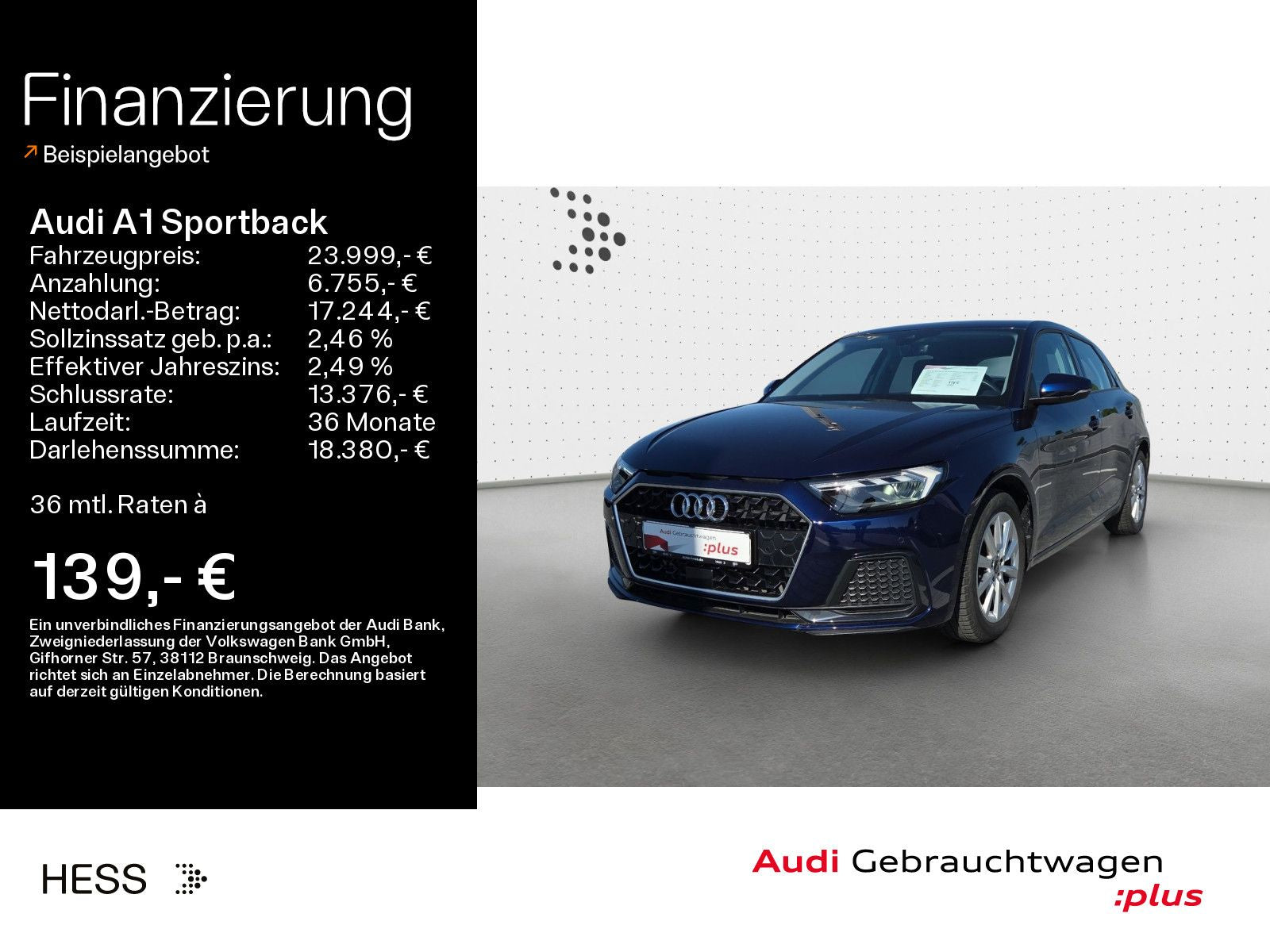 Audi A1 Sportback 30 TFSI advanced - Samsaru's Car Outlet