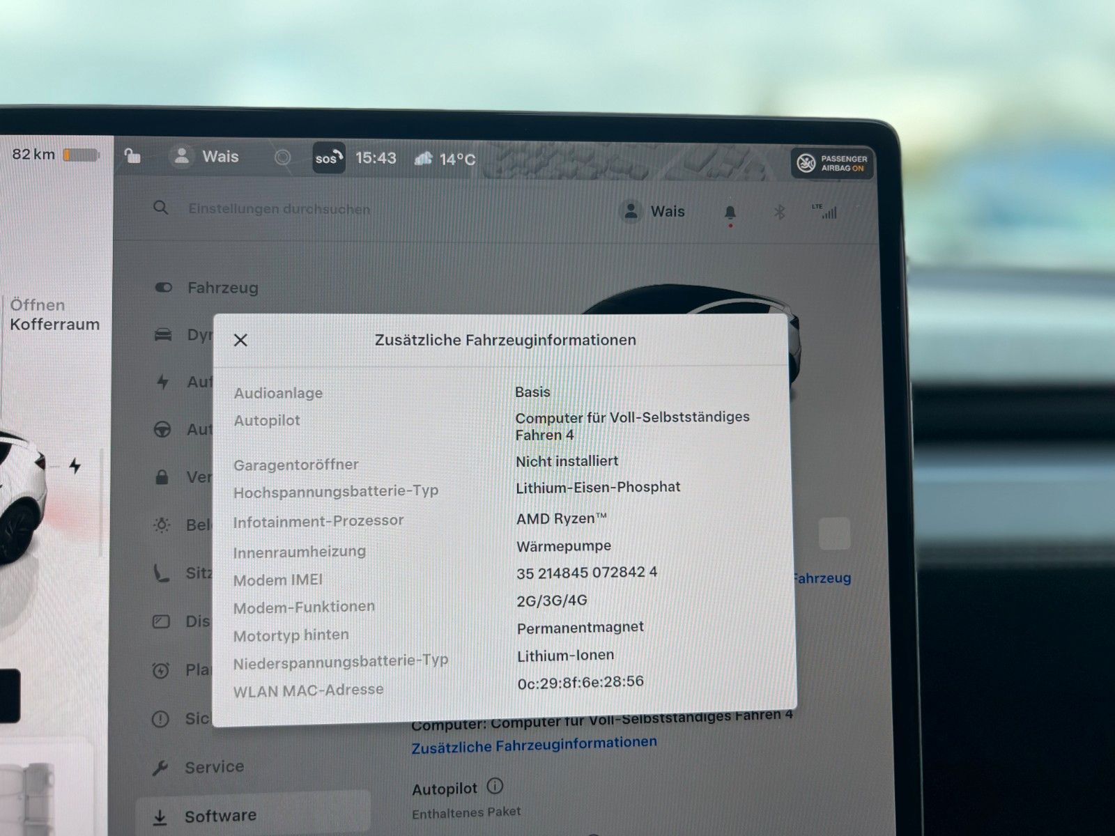 Tesla Model Y SR Juniper Premium*1.Hand*