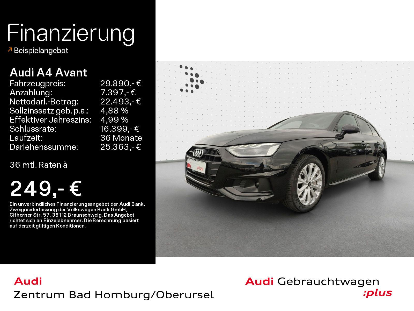 Audi A4 Avant Advanced 40 TFSI - Samsaru's Car Outlet