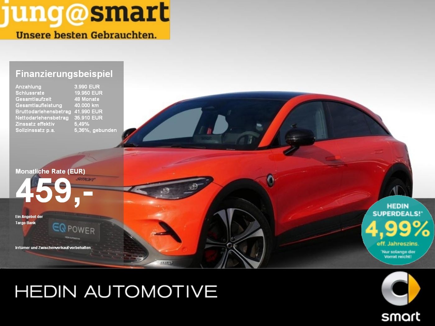 Smart #3 Brabus 4WD (66kWh) BEATS|360°|HUD|PANO|DISTR
