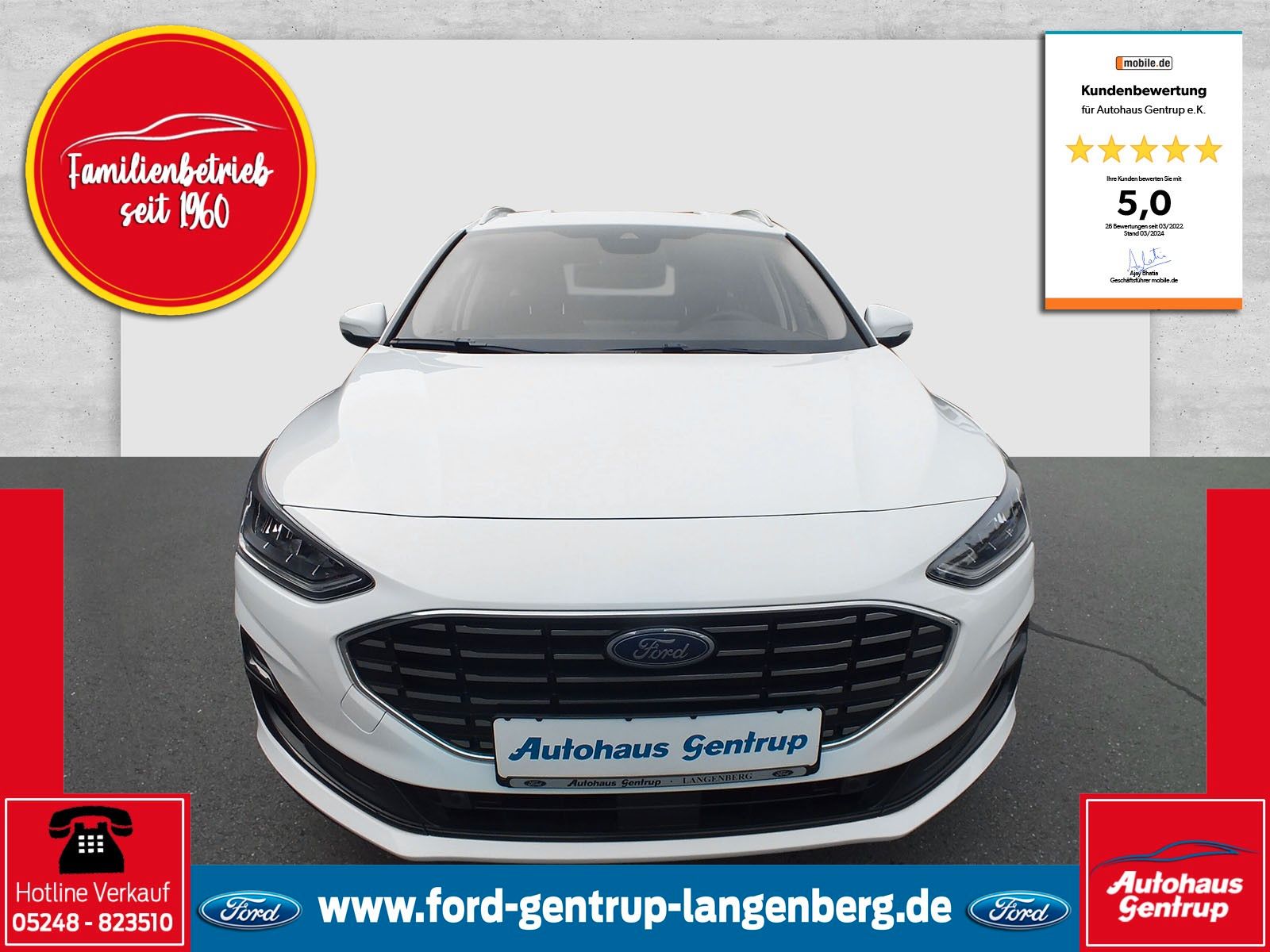 Ford Focus Turnier Titanium Fahrer2/ElKlappe/GJR/-42%
