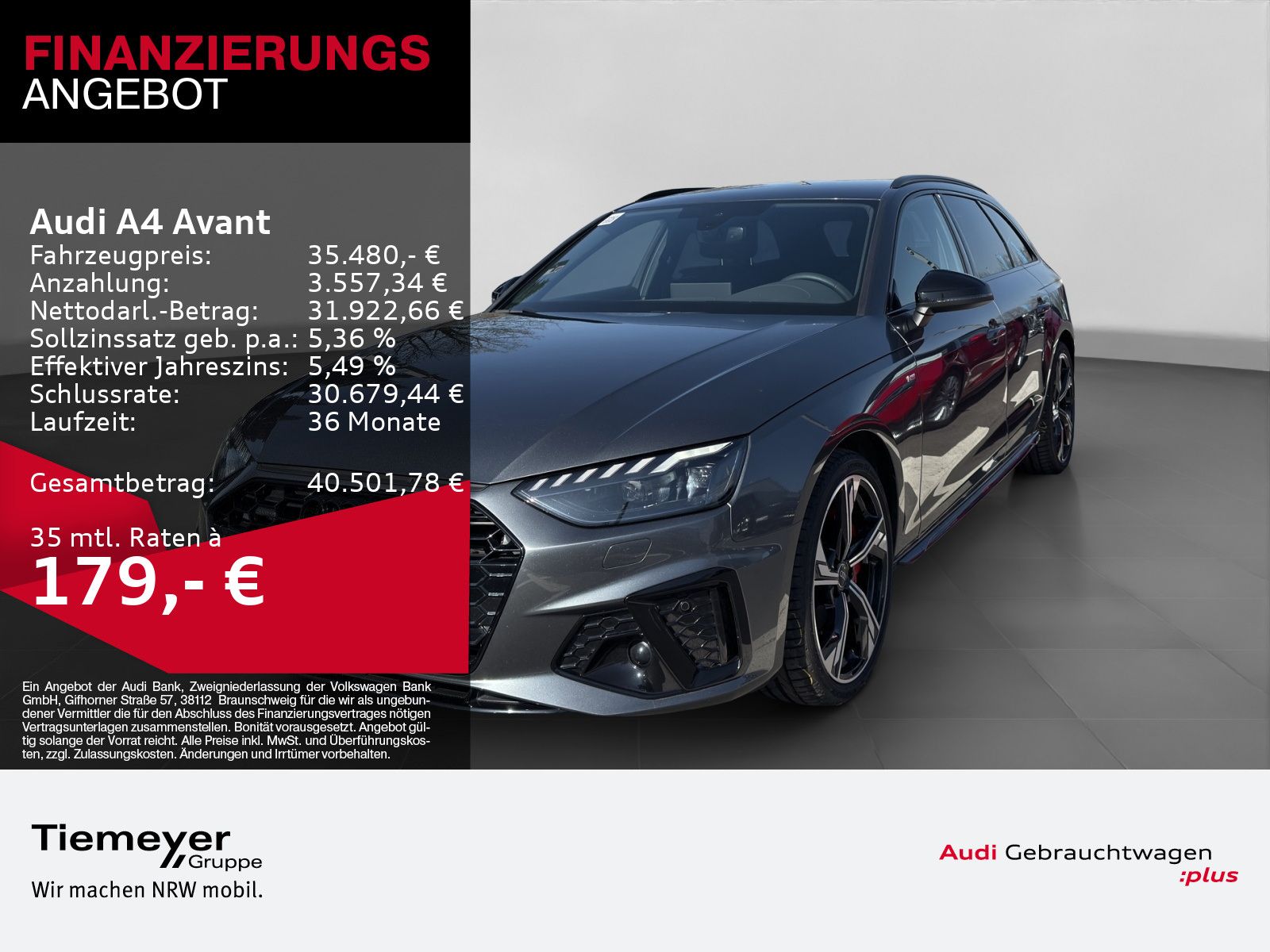 Audi A4 Avant 40 TFSI Q 2x S LINE LM19 AHK MATRIX-LED