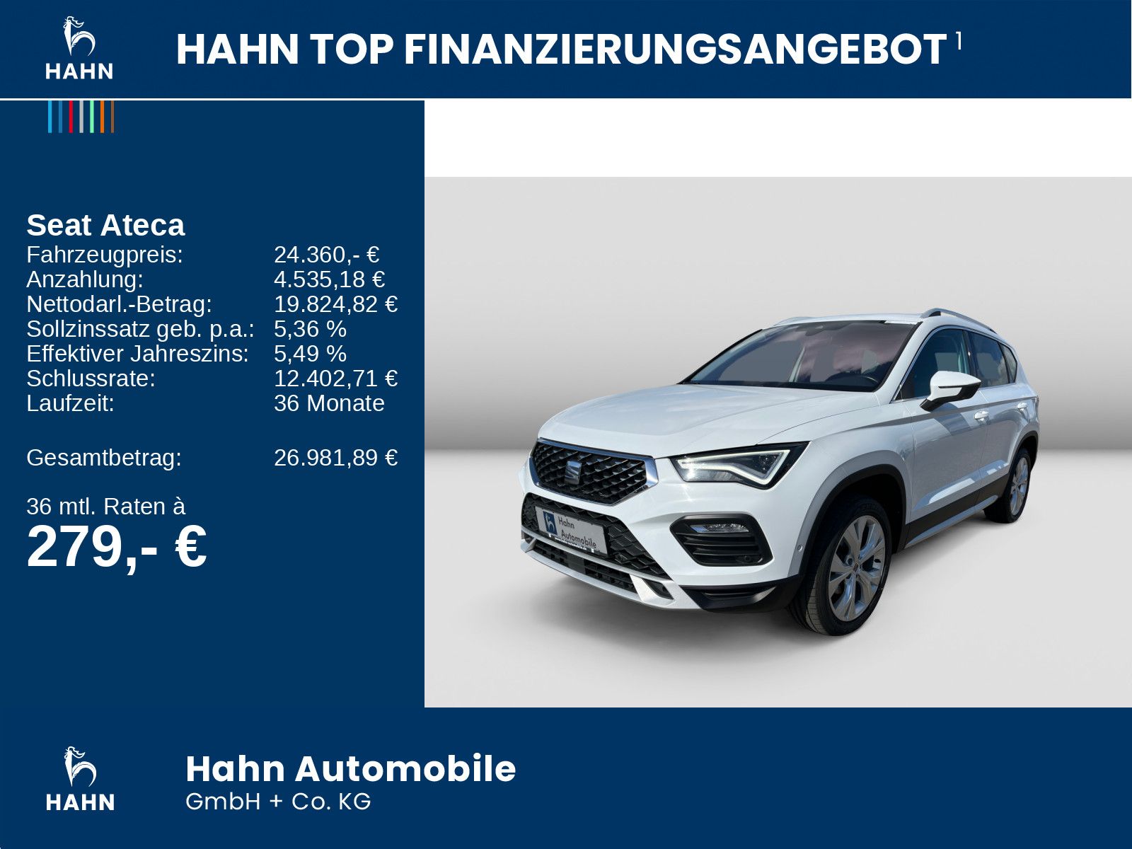Seat Ateca 1.5TSI DSG Xperience  Navi AHK ACC LED CAM