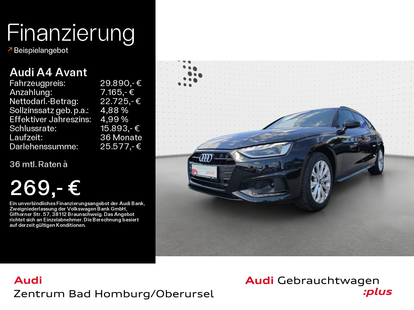 Audi A4 Avant Advanced 40 TFSI - Samsaru's Car Outlet