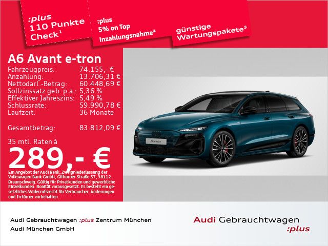 Audi A6 Avant e-tron qu. S line Luftfed/Pano/AHK/B&O