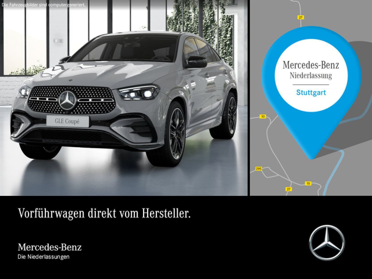 Mercedes-Benz GLE 450 d Coupé 4M AMG+NIGHT+PANO+360+AHK+STHZG