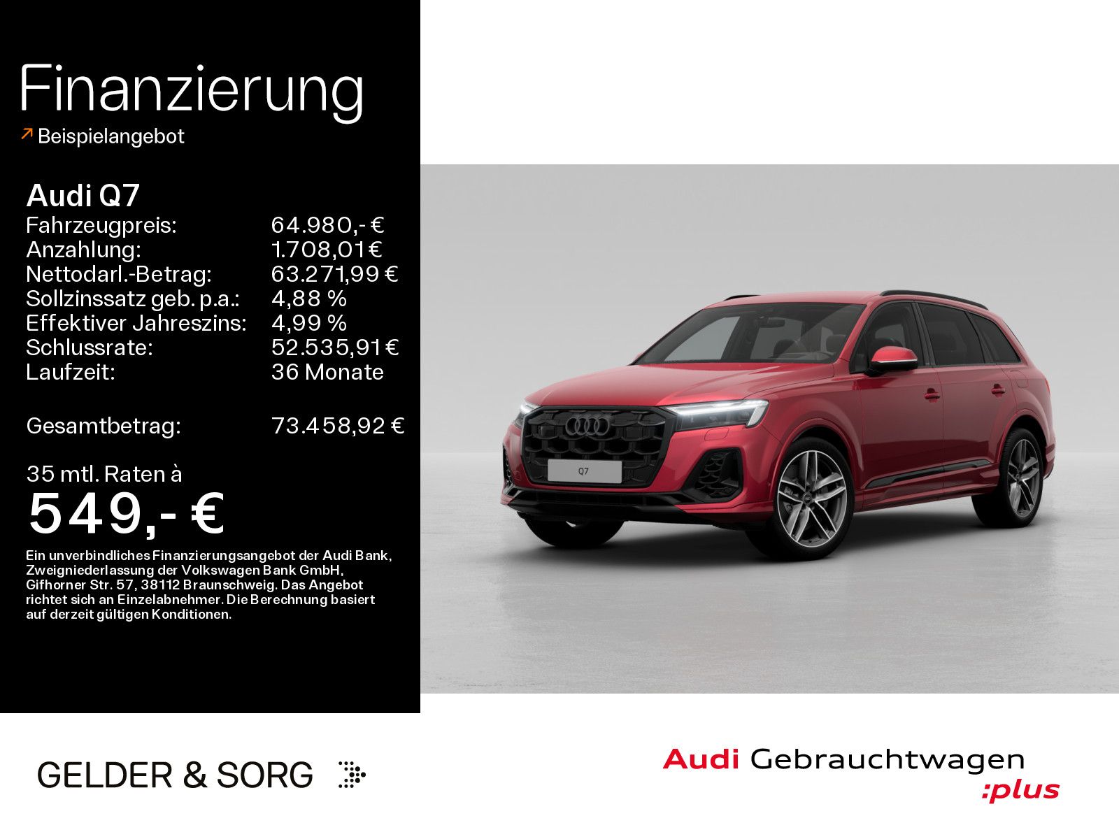Audi Q7 55 TFSIe quattro S line AHK*360°*Air*HuD*