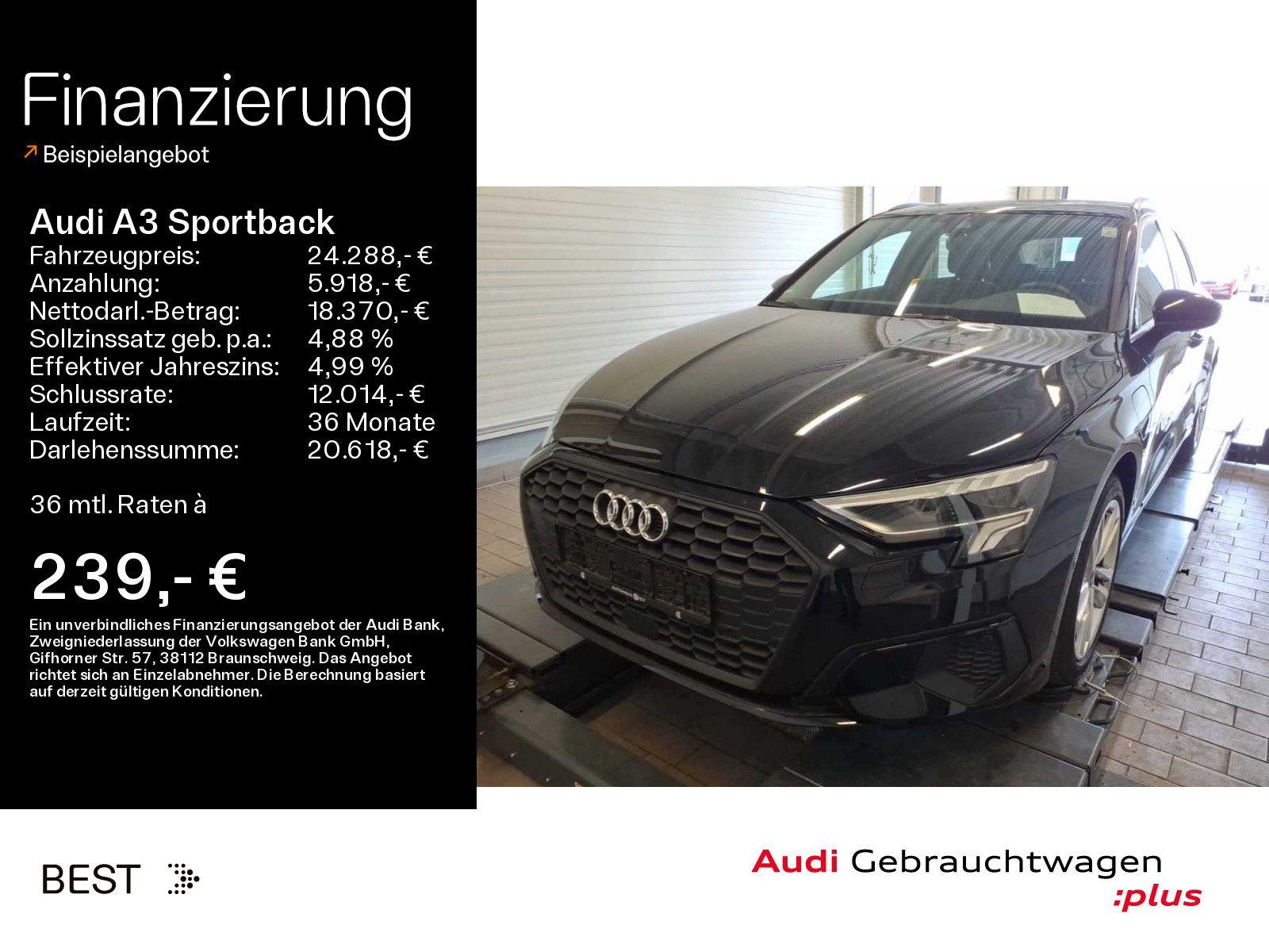 Audi A3 Sportback 40 TFSI e - Samsaru's Car Outlet
