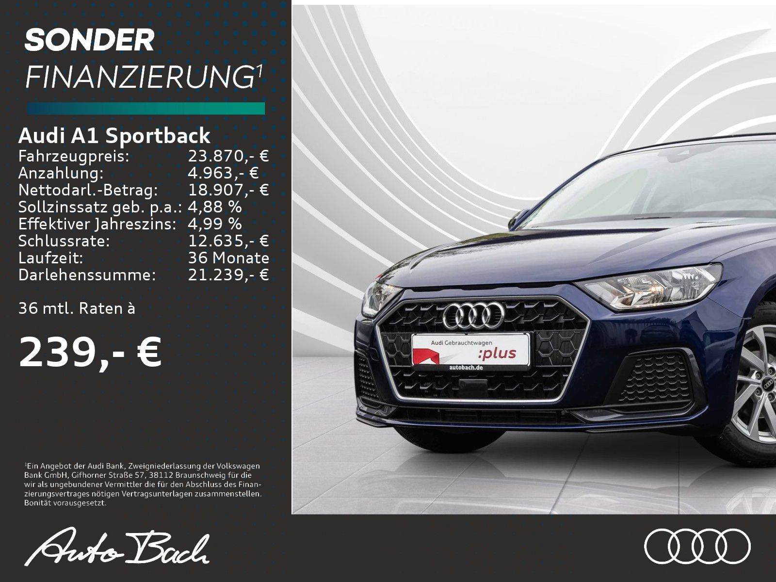 Audi A1 Sportback advanced 25TFSI Stronic - Samsaru's Car Outlet