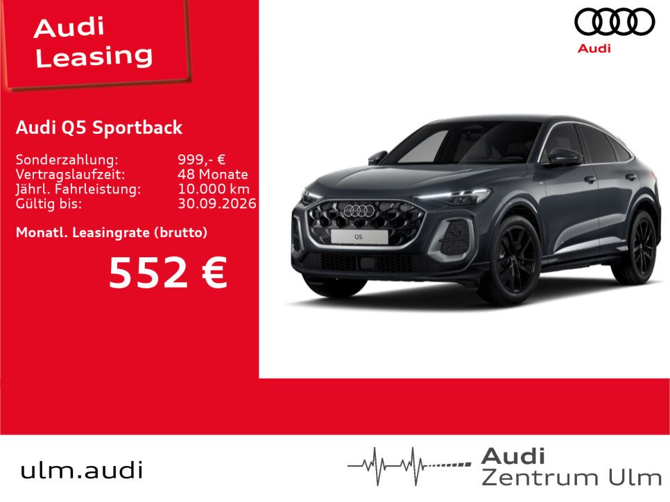 Audi Q5 Sportback S-Line TFSI 20 AHK B.-DISPLAY 5JGAR