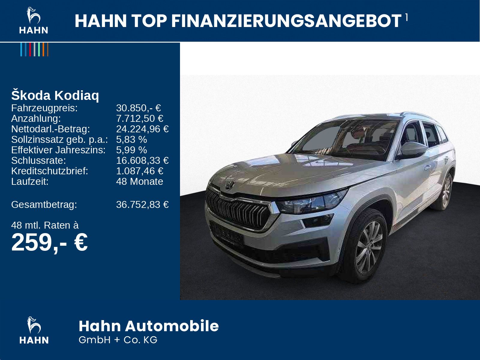 Skoda Kodiaq 2.0TDI DSG 4x4 Style 360° AHK Navi Standh