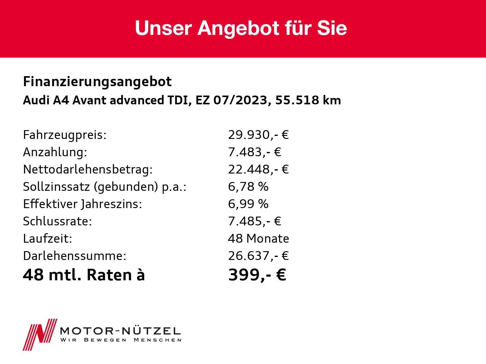 Audi A4 Avant 40 TDI S-TR ADVANCED - Samsaru's Car Outlet