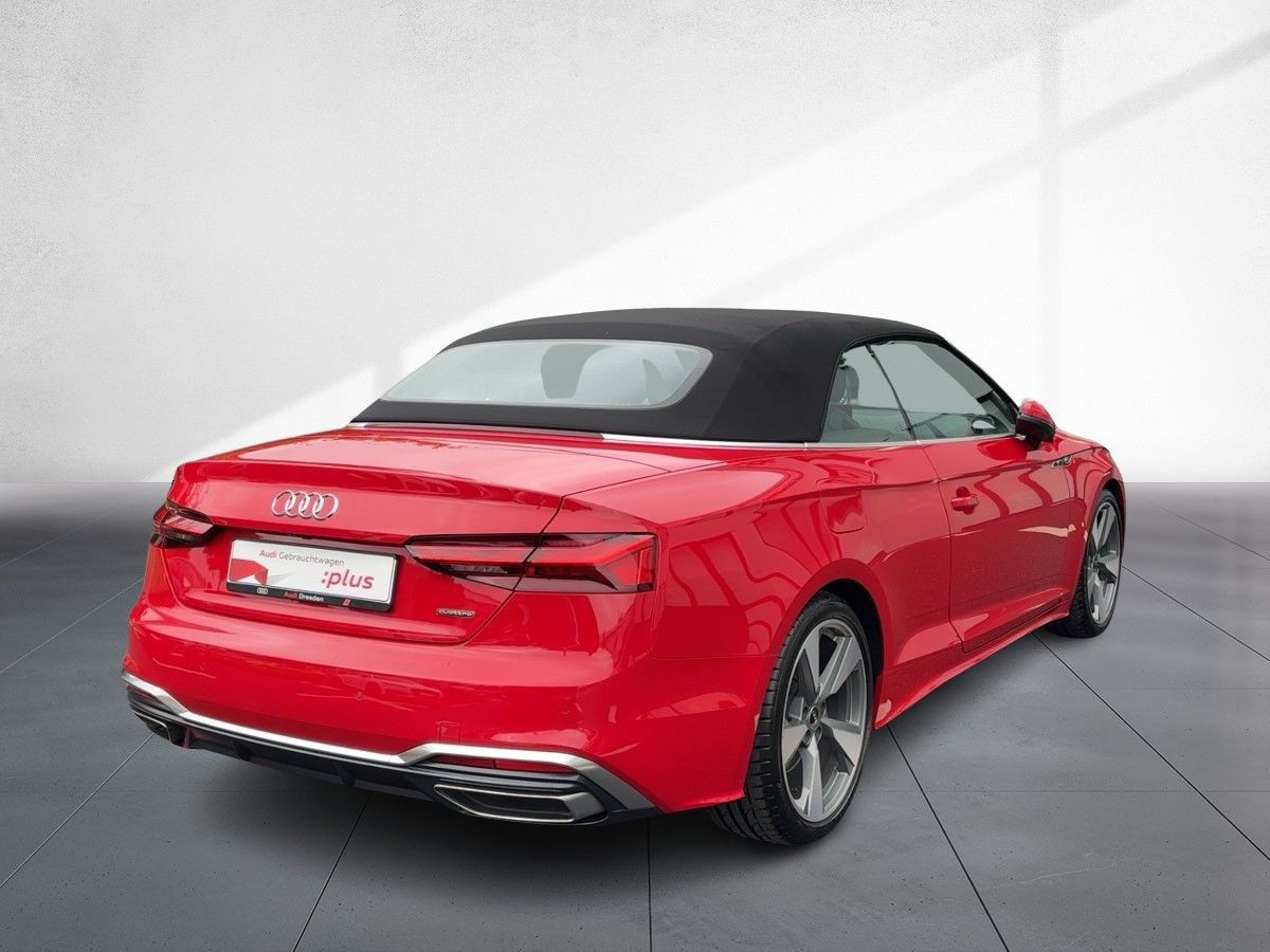 Audi A5 Cabriolet 40TDI S line qua. Matrix Leder AHZV