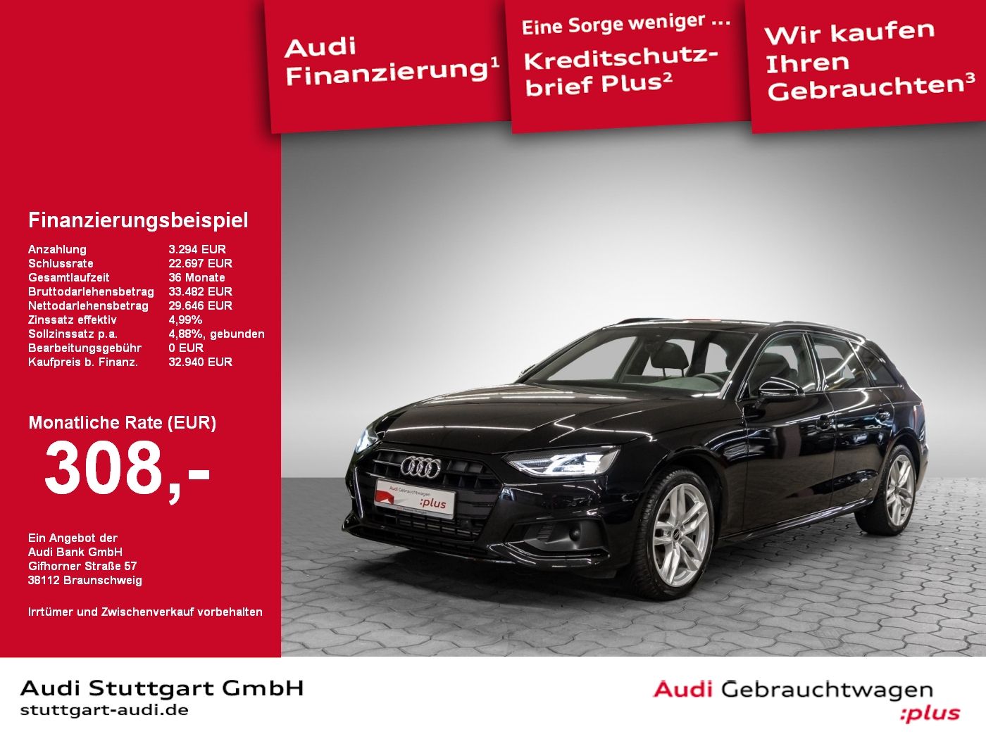 Audi A4 Avant 35 TFSI advanced - Samsaru's Car Outlet