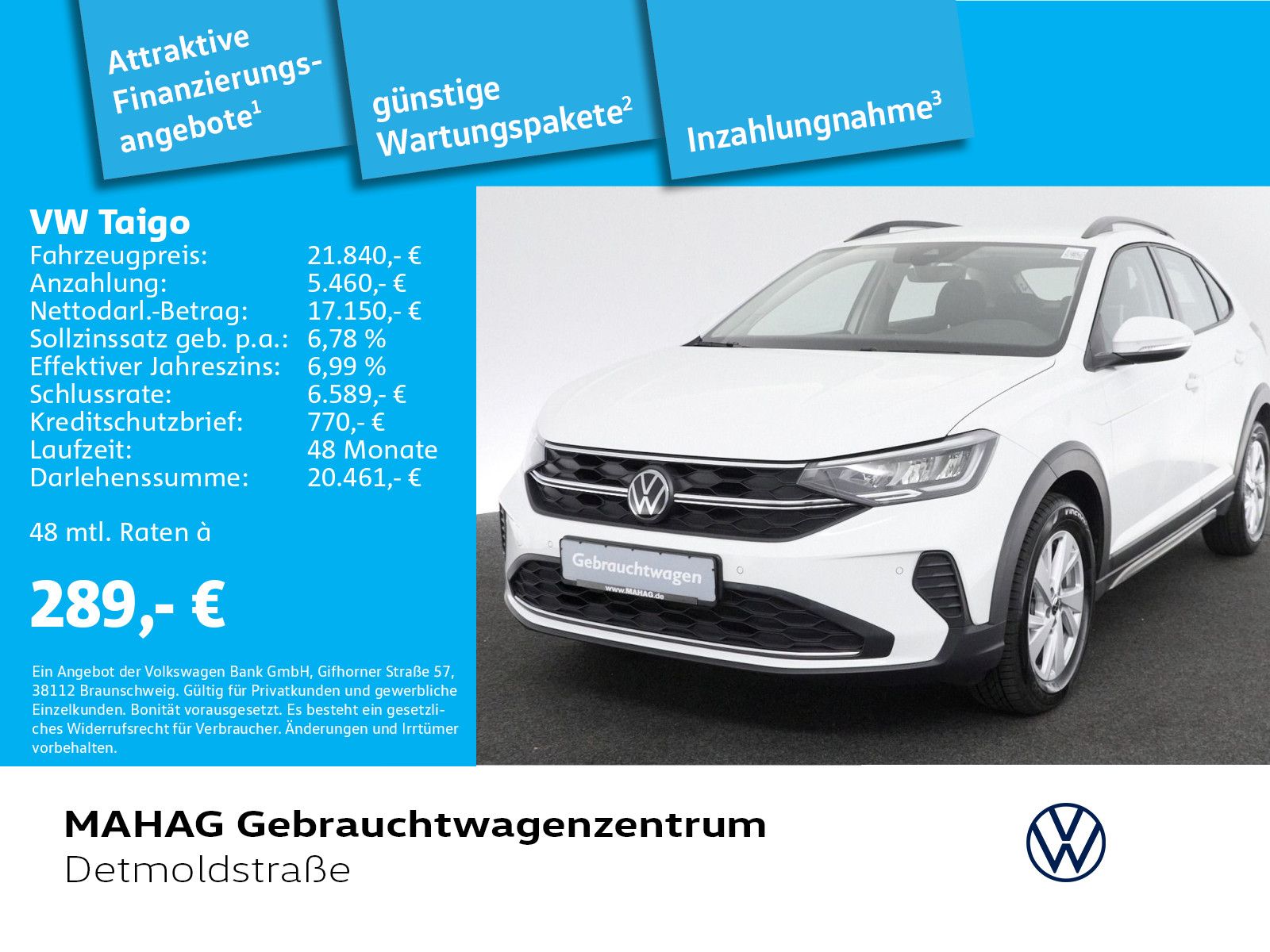 Volkswagen Taigo 1.0 TSI LIFE - Samsaru's Car Outlet