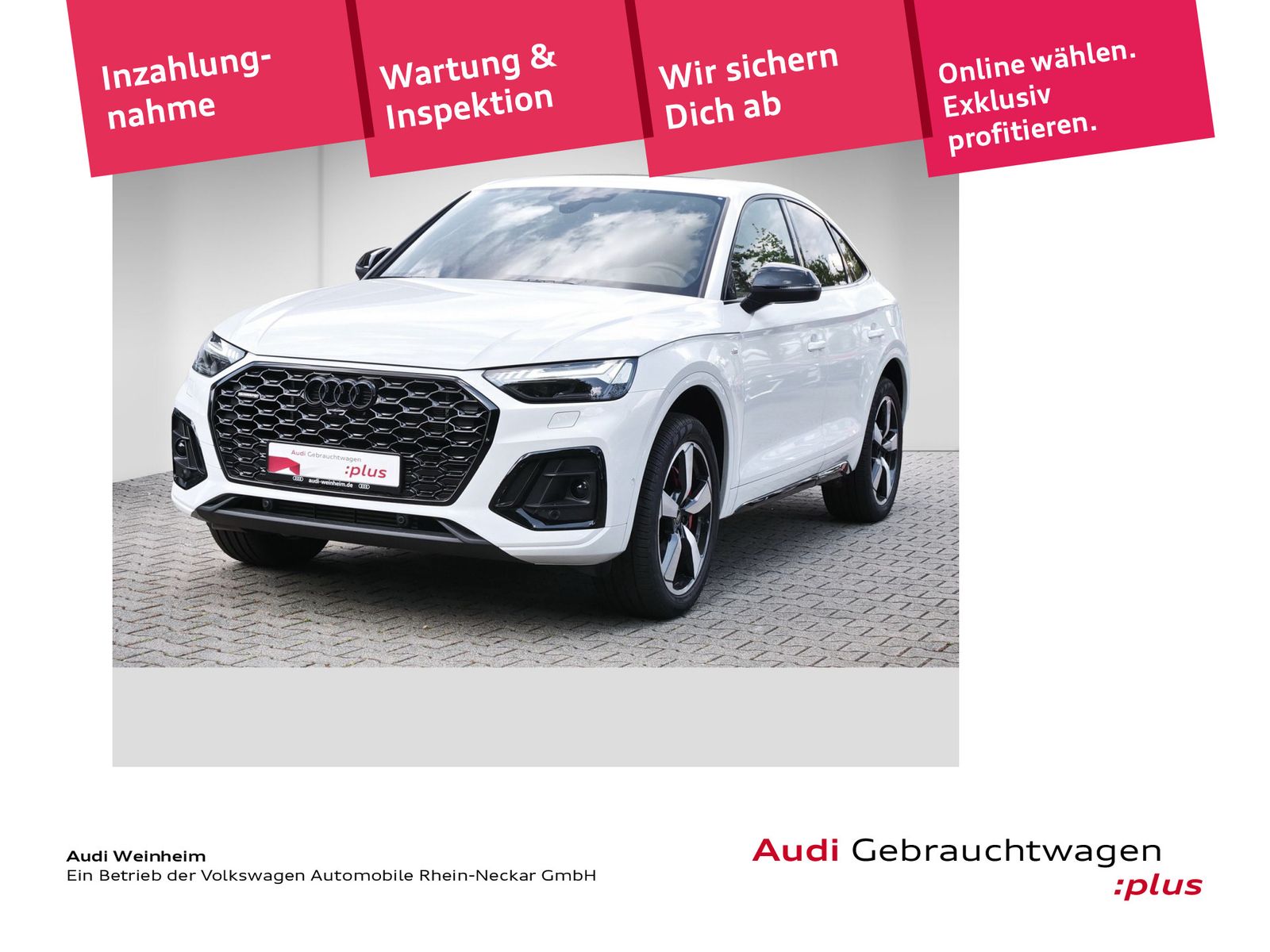 Audi Q5 Sportback 50 TFSIe Black S-Line Pano S-Sitze