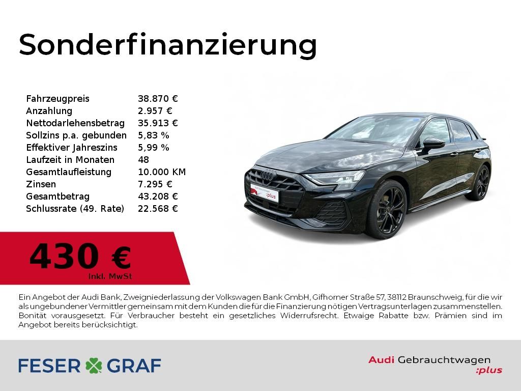 Audi A3 Sportback S line 35TFSI S tronic - Samsaru's Car Outlet
