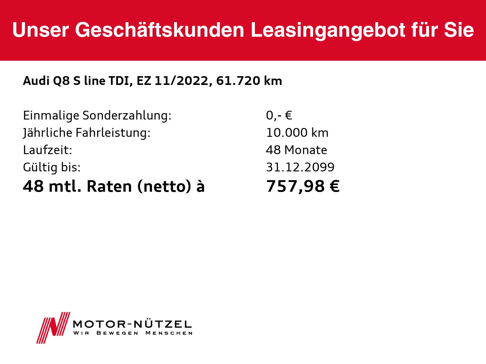Audi Q8 50 TDI S-LINE MATRIX+NAVI+B&O+DVD+ACC+AHK+23"