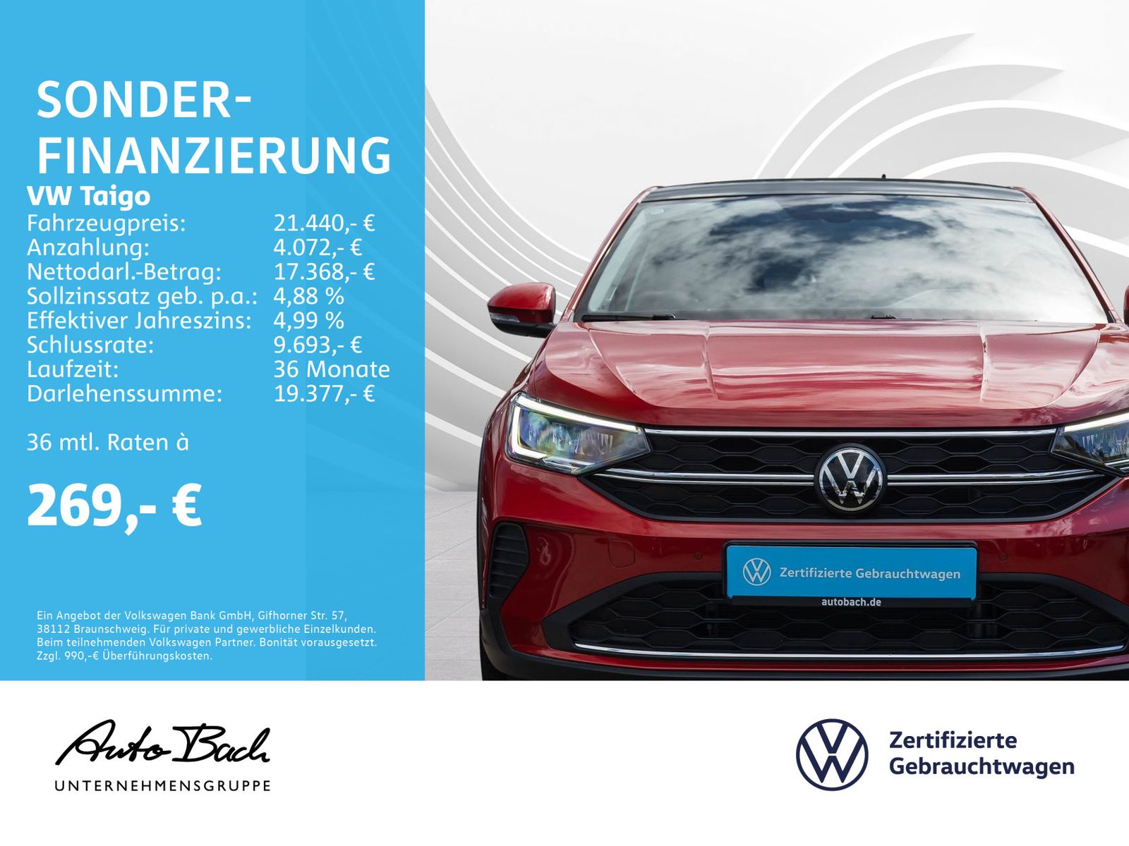 Volkswagen Taigo 1.0 TSI MOVE - Samsaru's Car Outlet