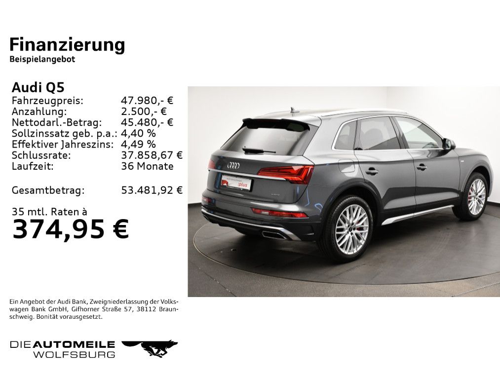 Audi Q5 50 TFSI e quattro S tronic S line Matrix/AHK/