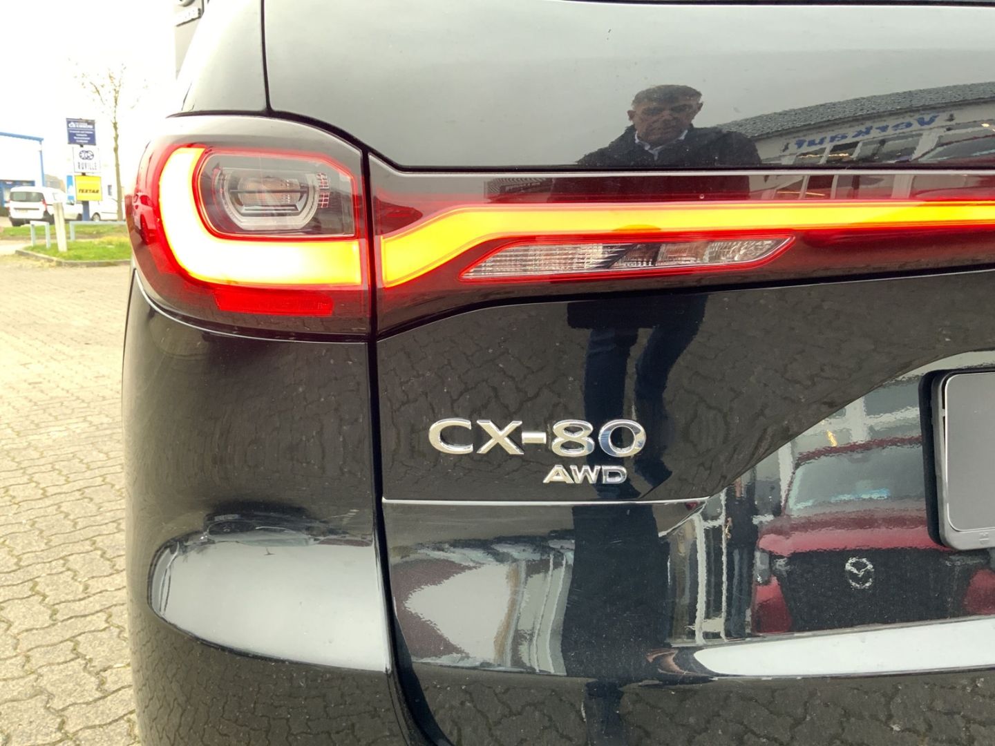 Mazda CX-80 3.3 AT AWD Homura Plus Glasdach Matrix Bos