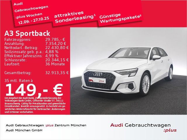 Audi A3 Sportback 40 TFSI e S tronic Advanced ACC/Vir