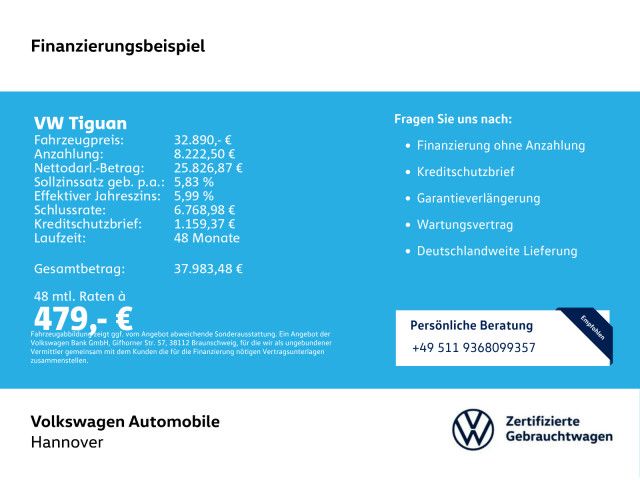 Volkswagen Tiguan 2.0 TDI DSG 4-Motion R-Line Navi AHK LED-